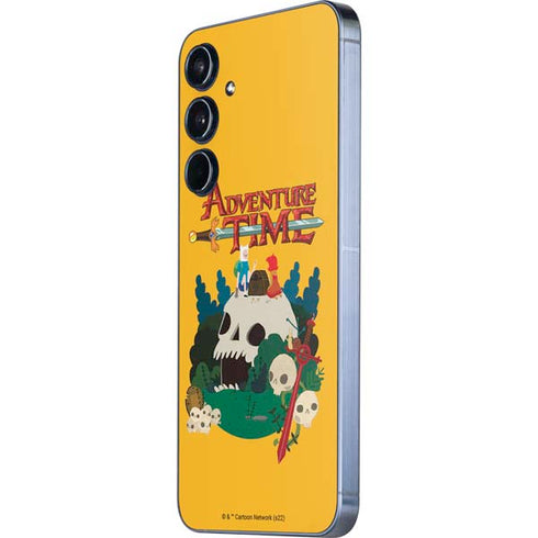 Adult Swim Adventure Time Cave Of Skulls Galaxy A35 5G Skin